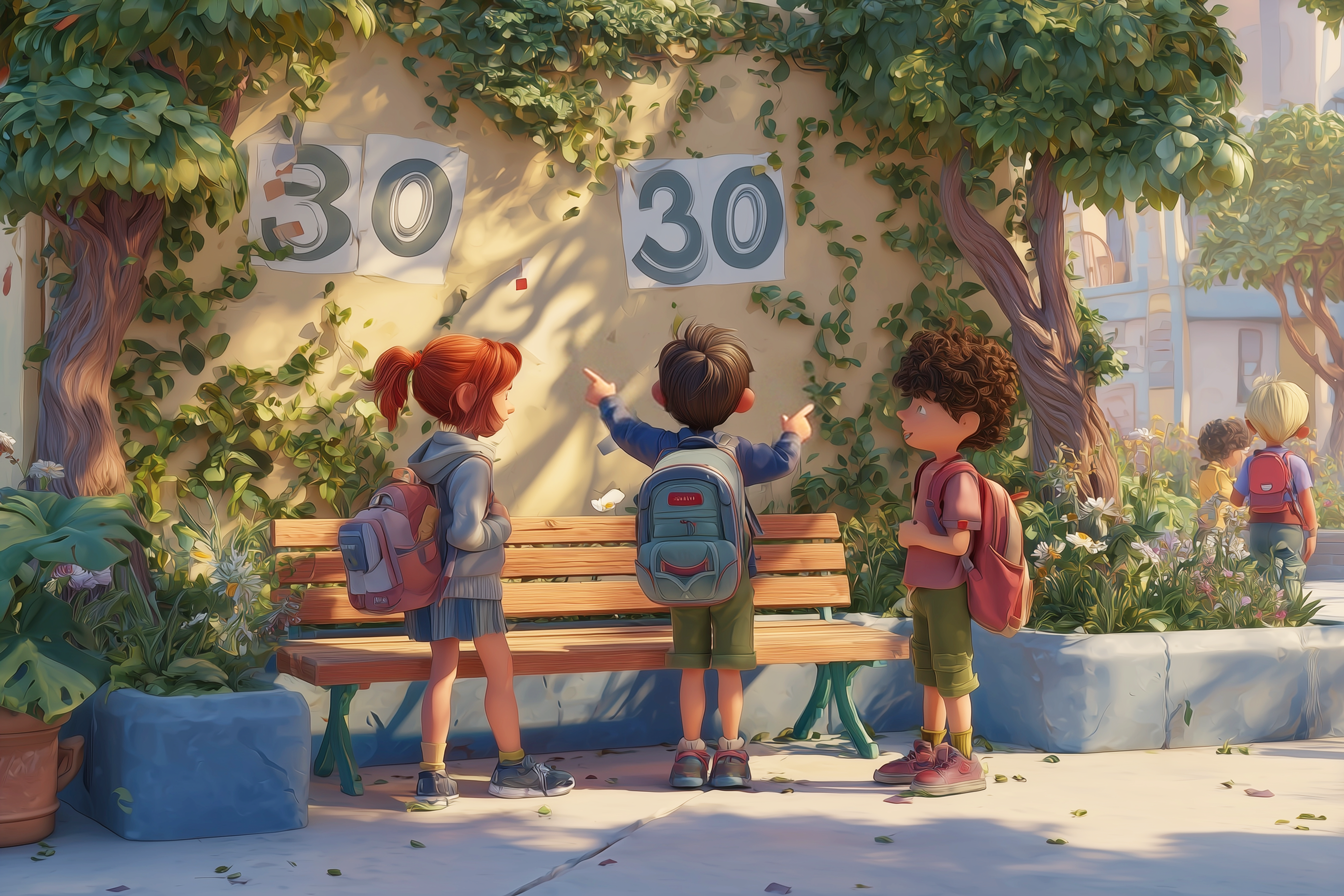 ילדים משחקים מצא את המטמון