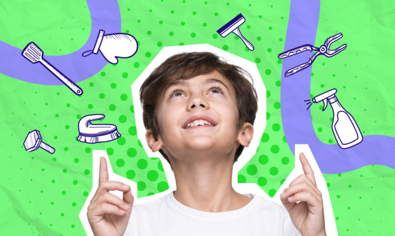 פריטים ומרכיבים בבית באנגלית – Parts in The House