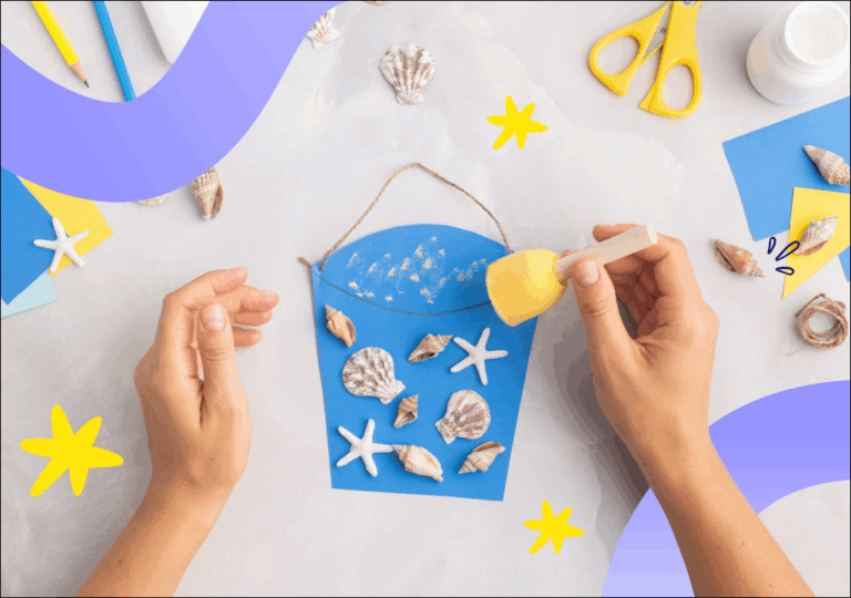 יצירות קיץ לילדים | רעיונות יצירתיים, פשוטים ומהנים לימי הקיץ