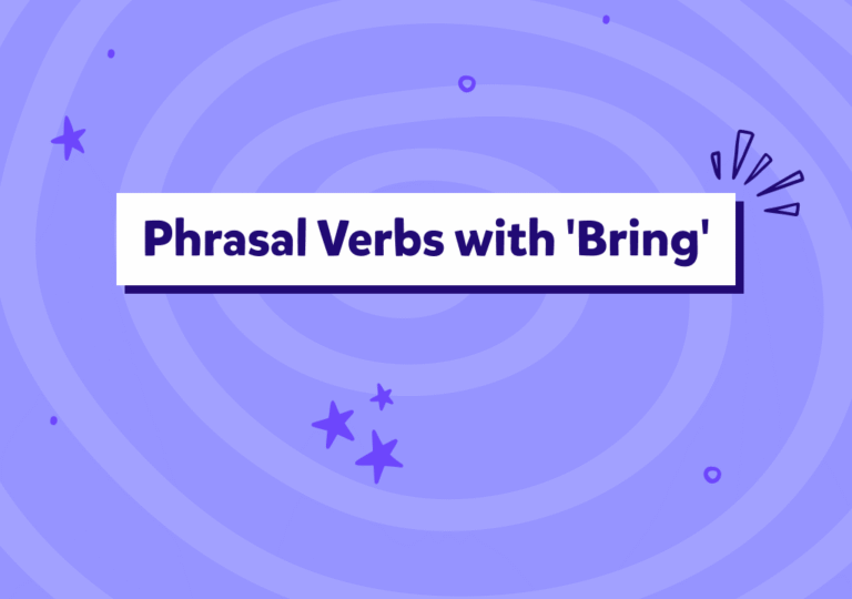 צירופי פעלים עם Bring | שימוש נכון באנגלית