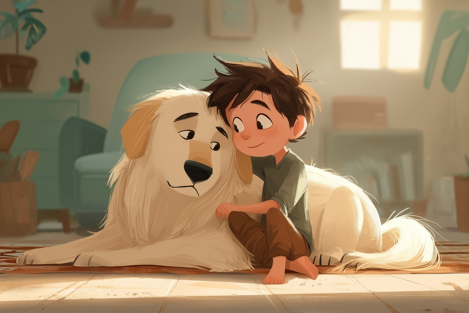 הקשר בין הילד לכלבו