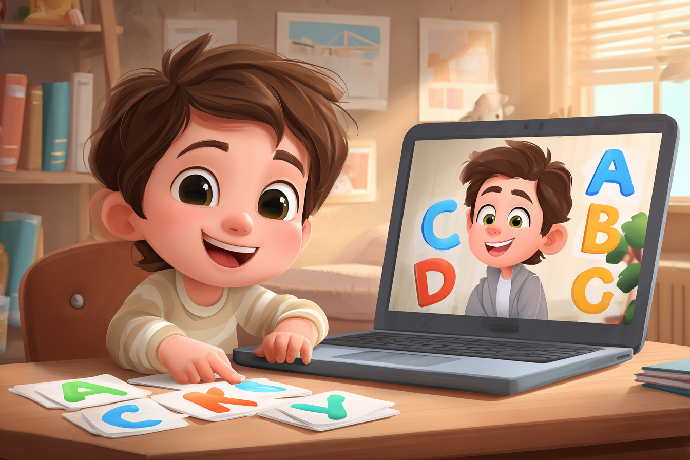 לימוד אנגלית באמצעות כרטיסיות משחק