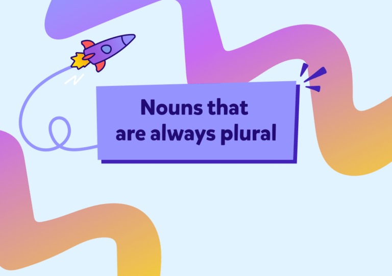 שמות עצם שתמיד ברבים | Nouns that are always plural