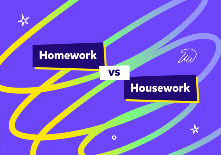 מה ההבדל בין Housework ו-Homework באנגלית?