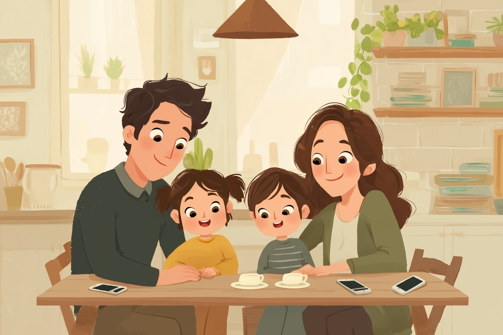 זמן משפחתי ללא מסכים