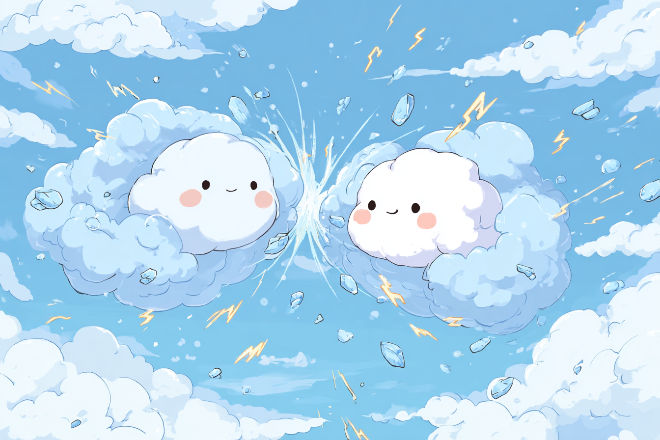 טבע אדיר - עננים וחשמל סטטי