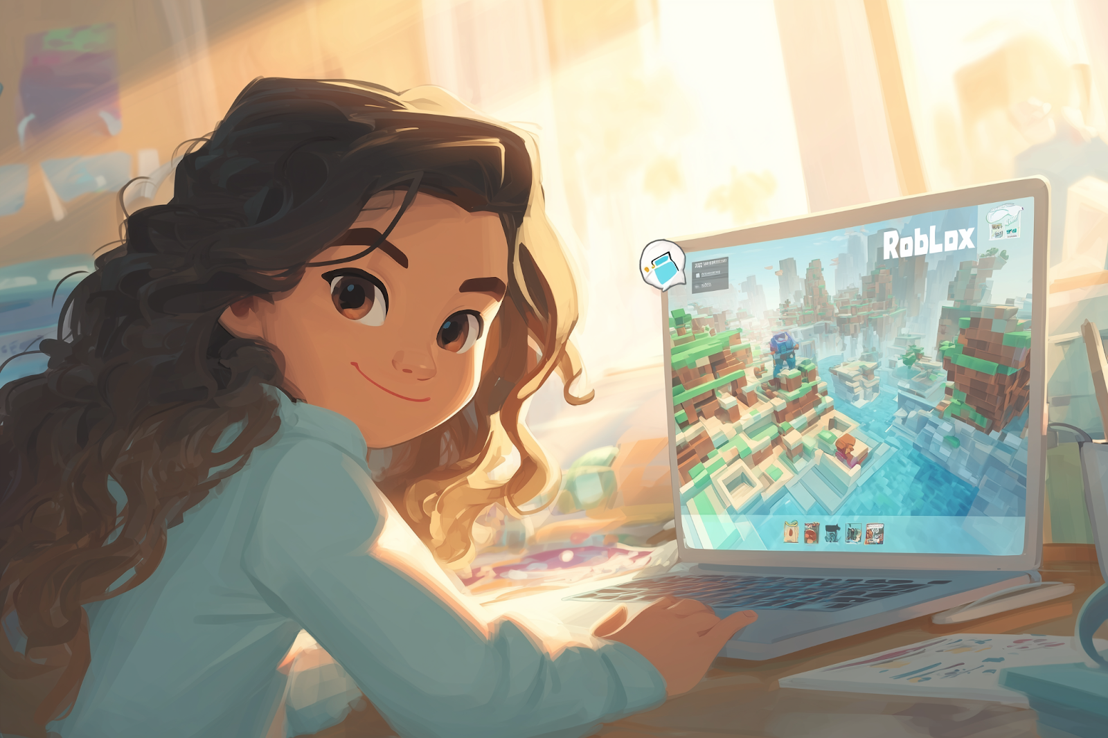 לומדים אנגלית עם רובלוקס